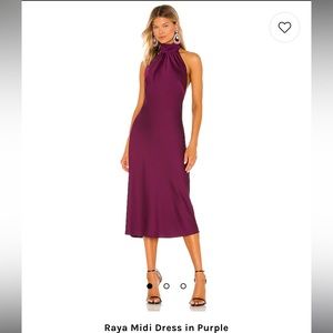 Revolve - Raya Midi Dress in Purple.